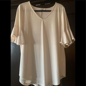 ZENANA Boutique cream top